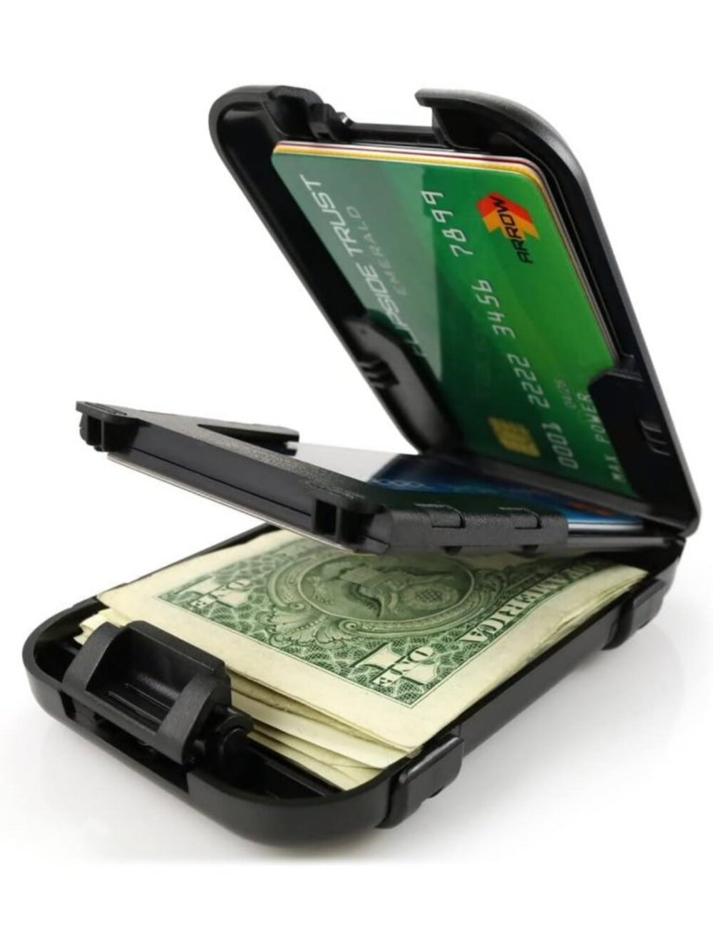 Slim RFID Blocking Wallet for Men with Removable Money Clip - Secure & Crush